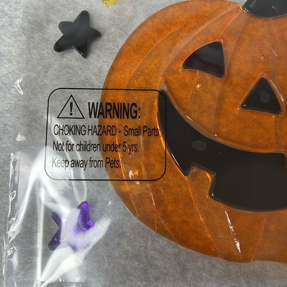 Halloween Window Gel Clings (3 packs) Boo Pumpkin,  Witch Is In, Trick or Treat - Picture 10 of 10